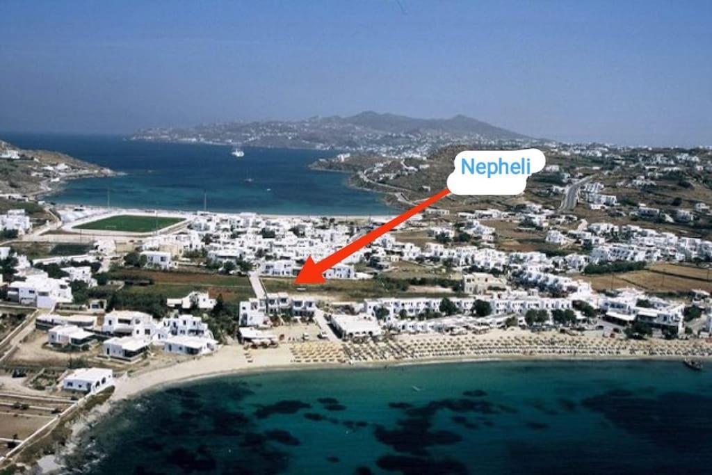 'Nepheli' Mykonean Suite Орнос Экстерьер фото